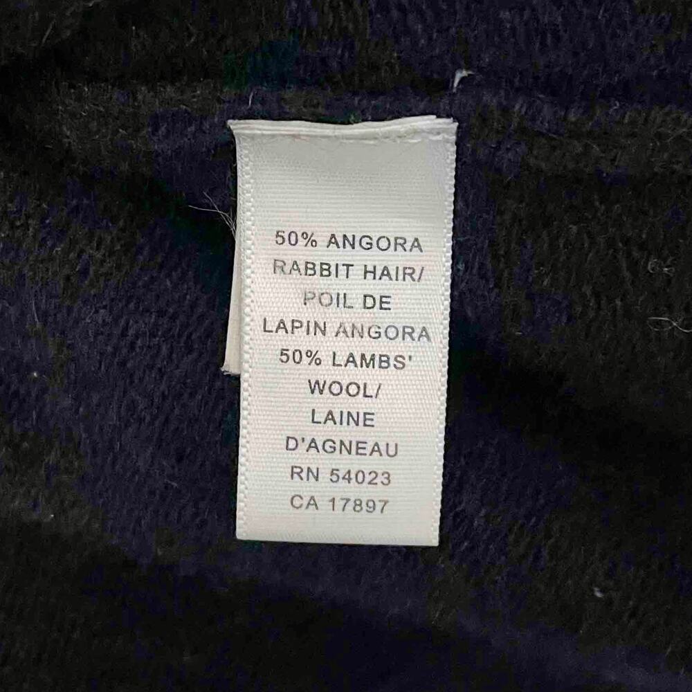 Banana Republic Black Angora Wool Button Cardigan Sweater Size S - Picture 4 of 6